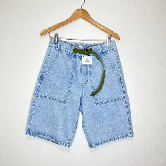 Zara Other - NWT Zara men belted denim shorts